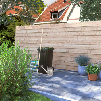 Zweeds rabatdeel Douglas hout ruw 1,2/2,7 x 19 x 300 cm