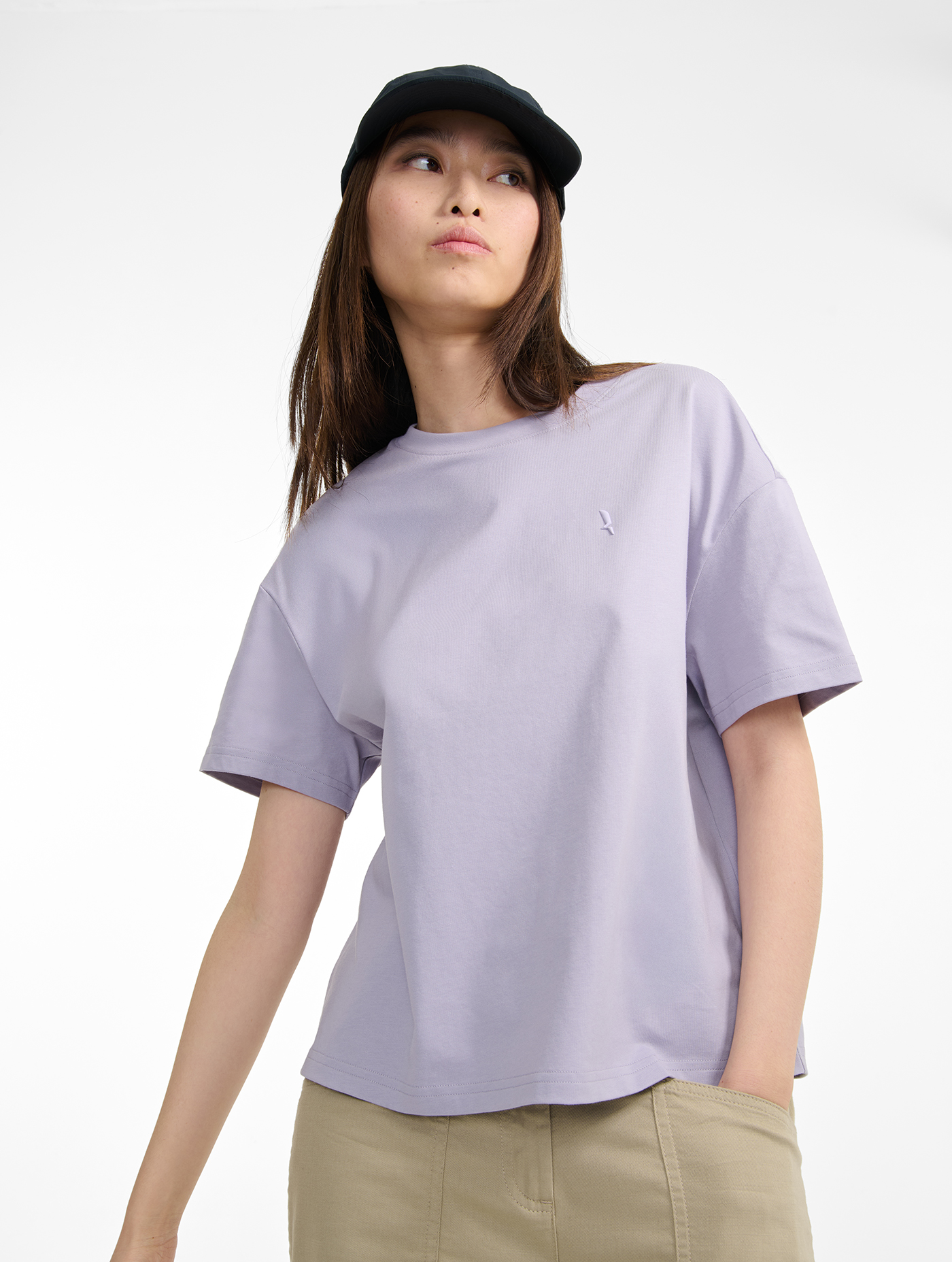 T-shirt technique DRY FAST TEXTILE® et anti-bactérien DARK LILAS