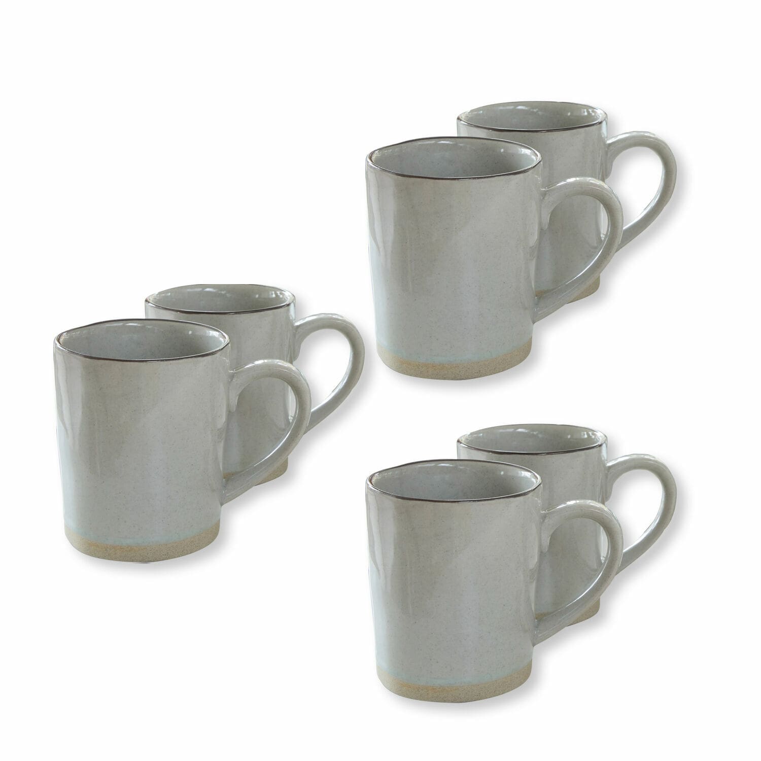 Tasse 6er Set Biarré grau