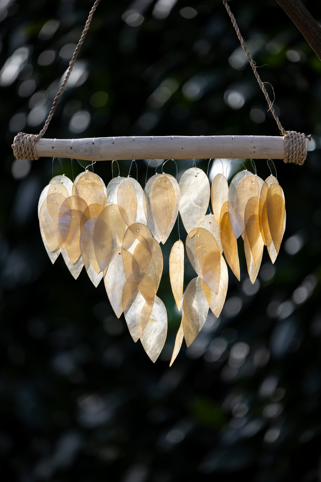 Muschel-Windspiel natur, B 30 cm, H 25 cm, L 4 cm günstig bestellen
