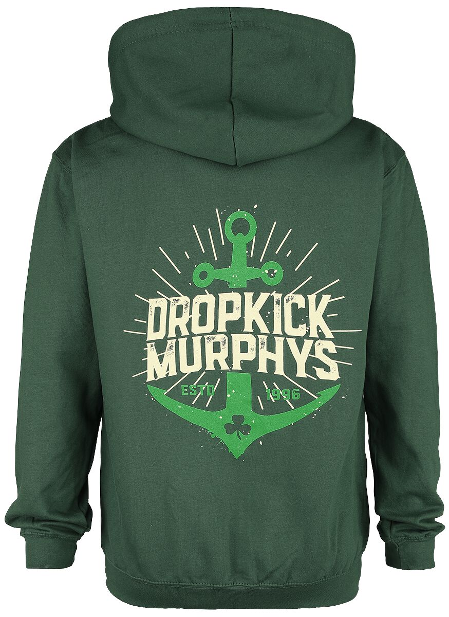 Anchor Admat Green | Dropkick Murphys Sweat-shirt zippé à capuche