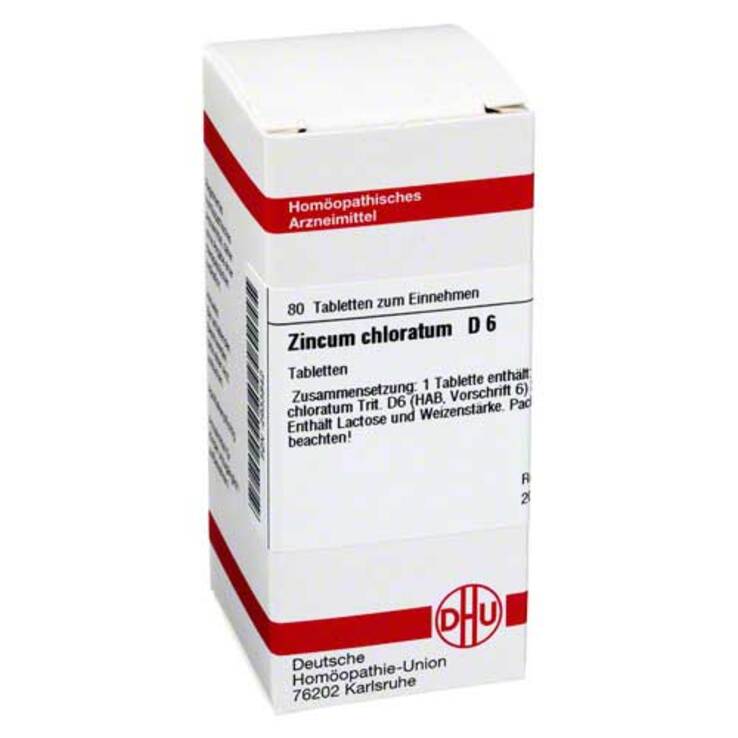 DHU Zincum chloratum D 6 Tabletten, 80 St