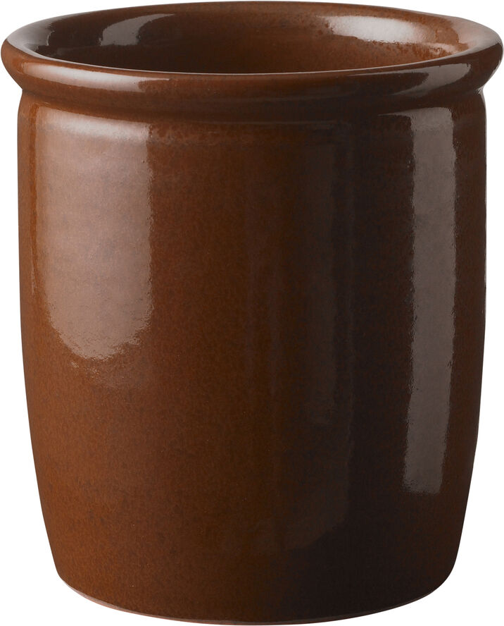 Knabstrup Keramik Syltekrukke, brun, 1 l Terracotta