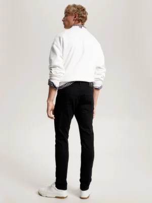 Calça jeans preta Houston Tapered