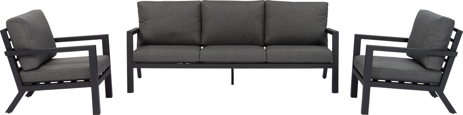 Intratuin 5-zits loungeset Cindy antraciet