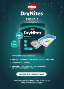 Huggies DryNites Matrasbeschermers 7ST