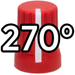 Dj TechTools Chroma Caps 270 Super Knob Red draaiknop