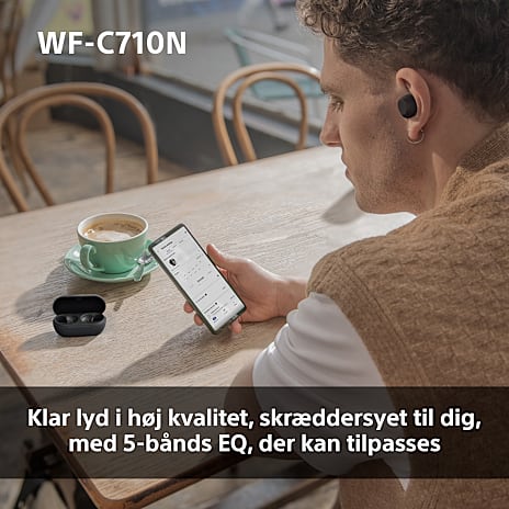 Sony WF-C710N trådløse in-ear høretelefoner - lyserød