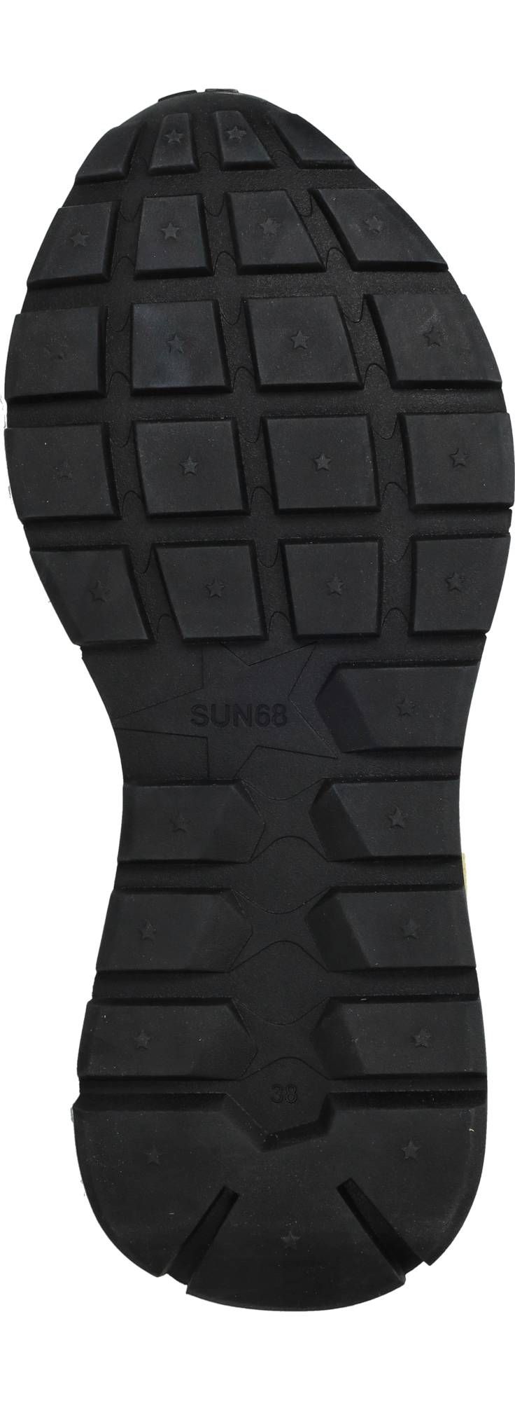 Sun 68 Ally Solid Nylon Sneakers Geel Dames