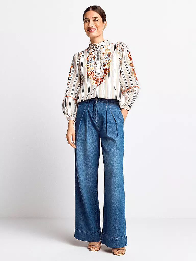 RICH & ROYAL Jeans Wide Leg  blau
