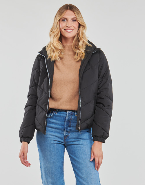 JDY - JDYFINNO SHORT PADDED JACKET OTW HAB - Noir