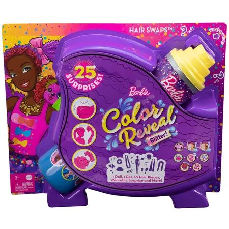 Barbie Color Reveal Hair Feature Spielset - Bows