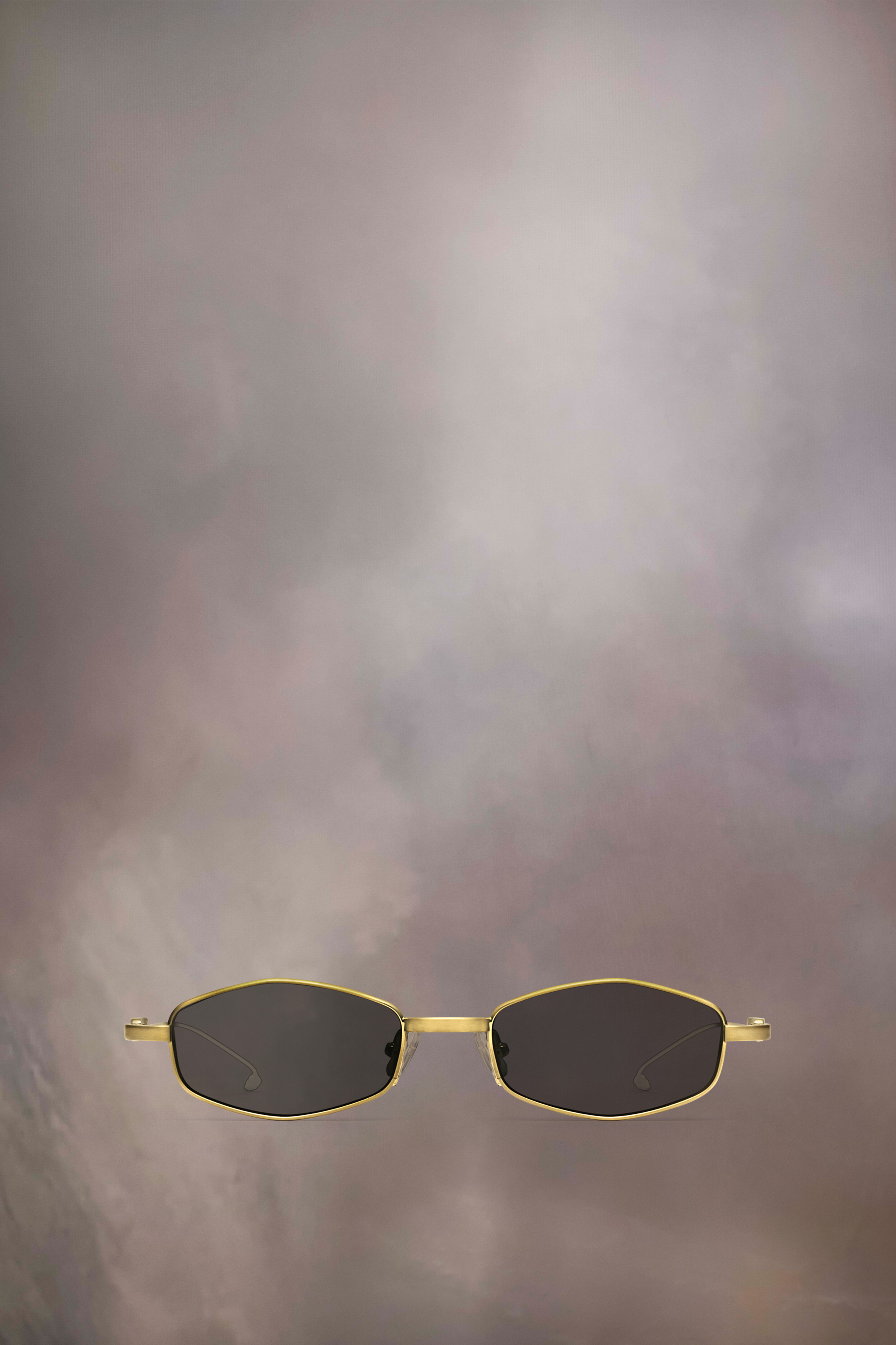 Lunettes de soleil géométriques dorées x Gentle Monster​