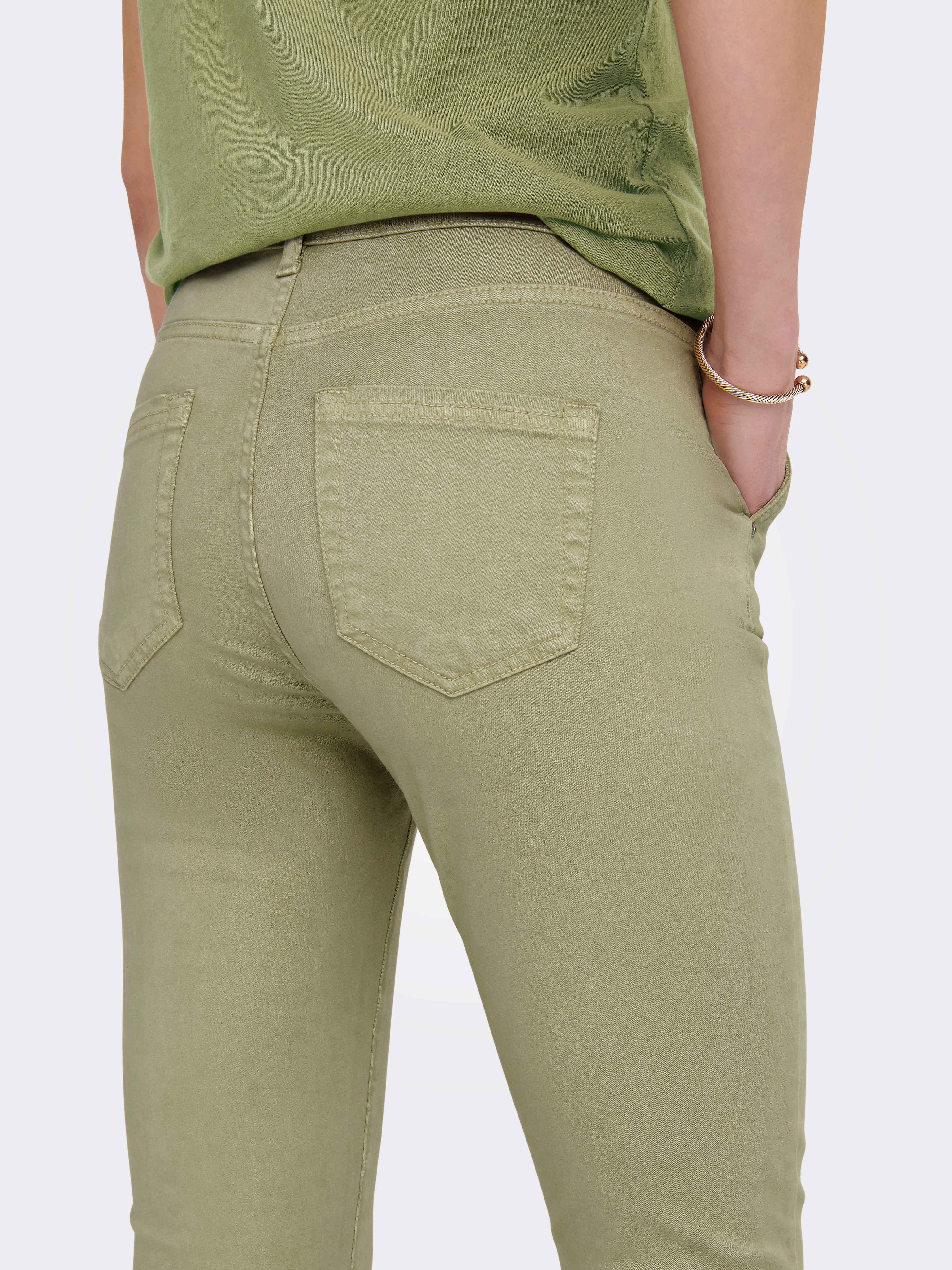 ONLEVEREST Hohe Taille Normal geschnitten Leggings Sage Green