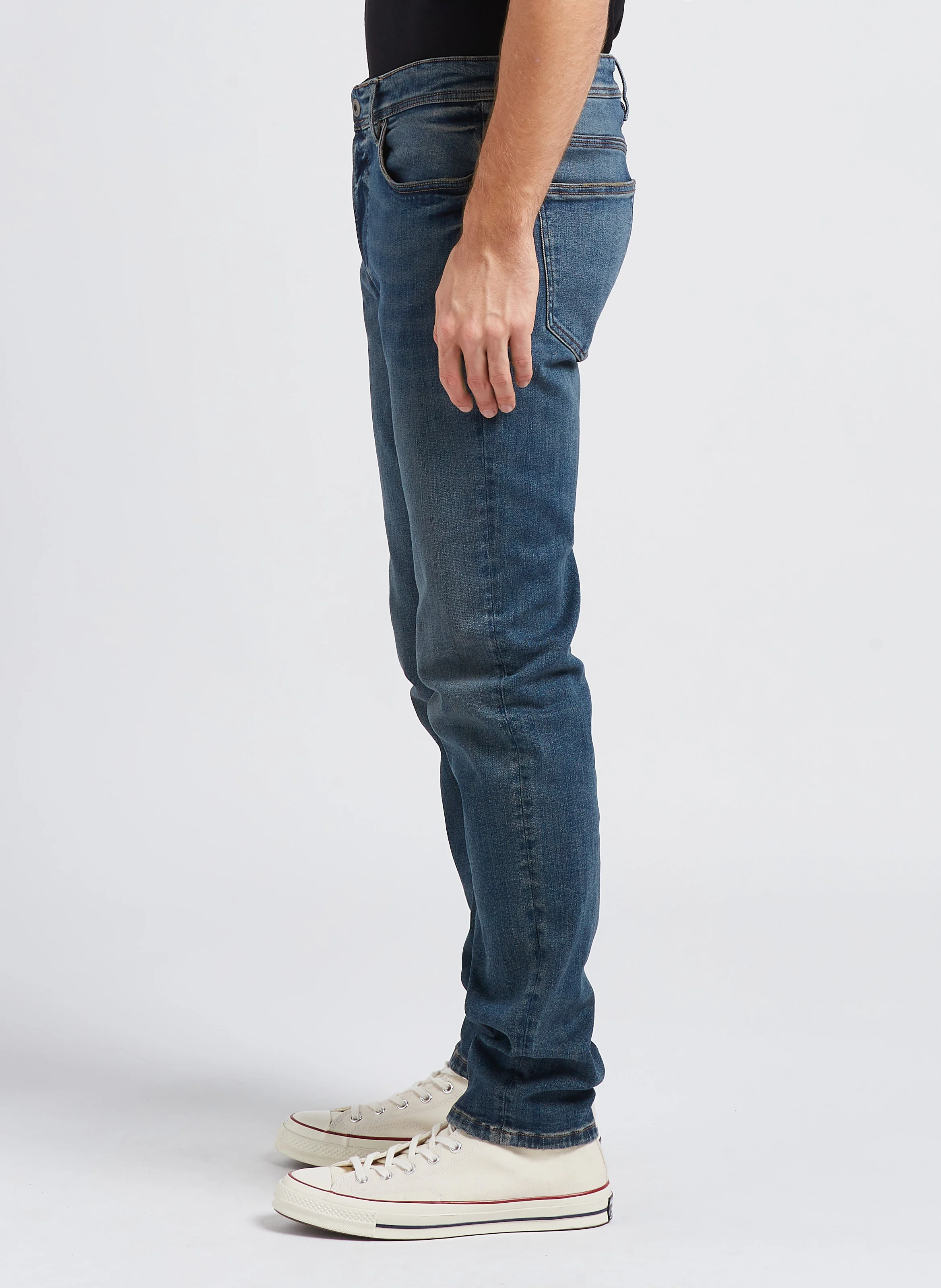 Jean slim-fit en coton | Bleu