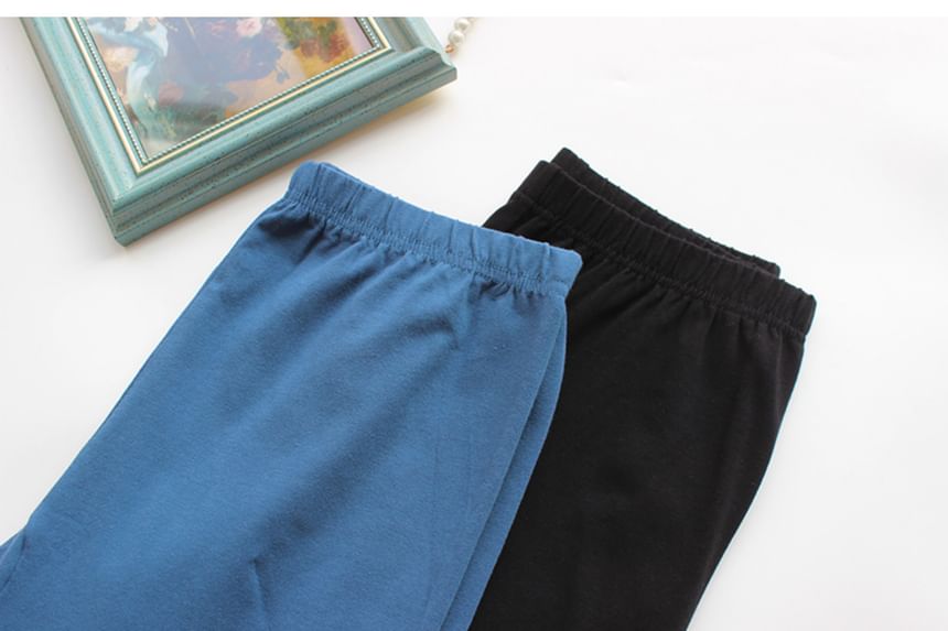 Dogini - Effen loungebroek met elastische taille