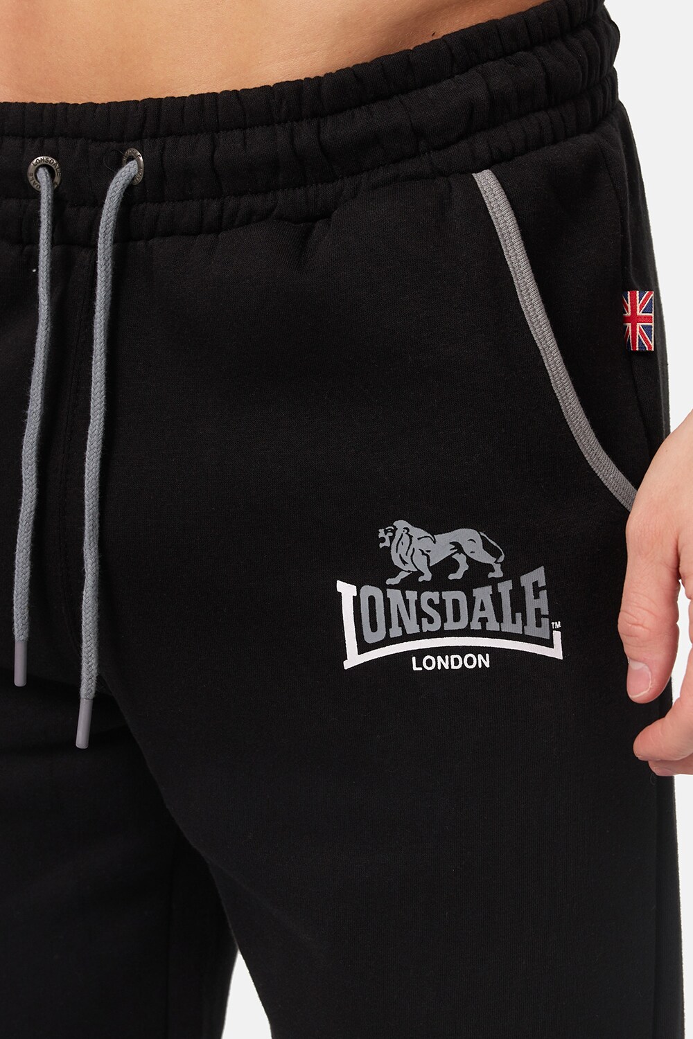 Lonsdale Herren Jogginghose und Shorts normale Passform Doppelpack GIFFORDLAND