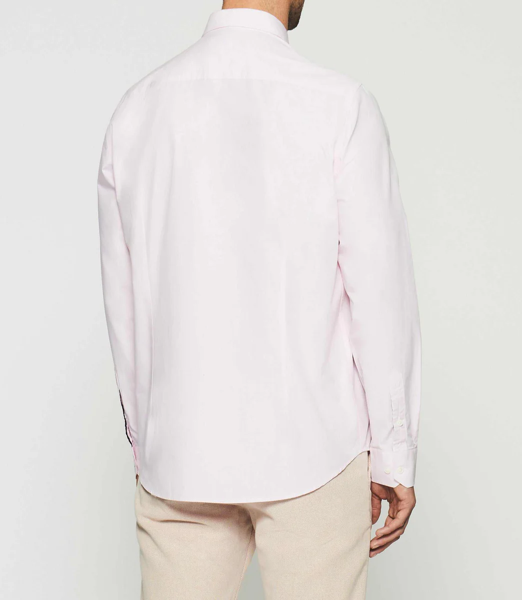 Chemise unie regular rose KENNETH