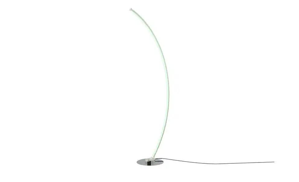 KHG LED-Stehleuchte, chrom mit Farbwechsler