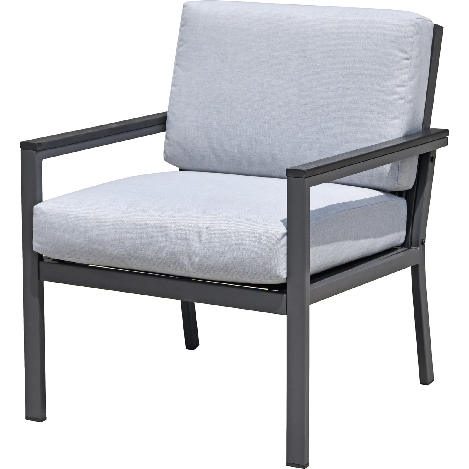 Gartenlounge Los Angeles 4-teilig schwarz