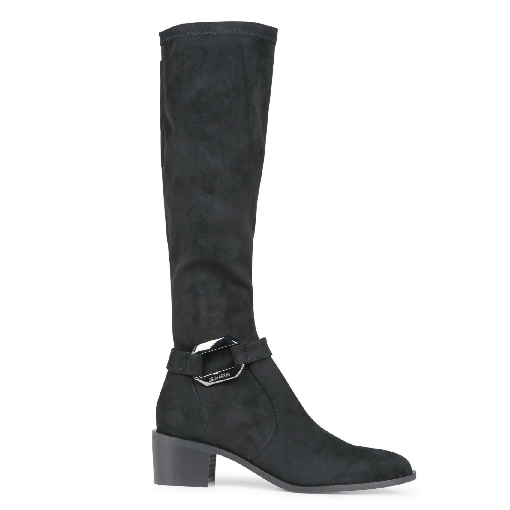 LEONOR - Bottes en cuir mélangé | Noir