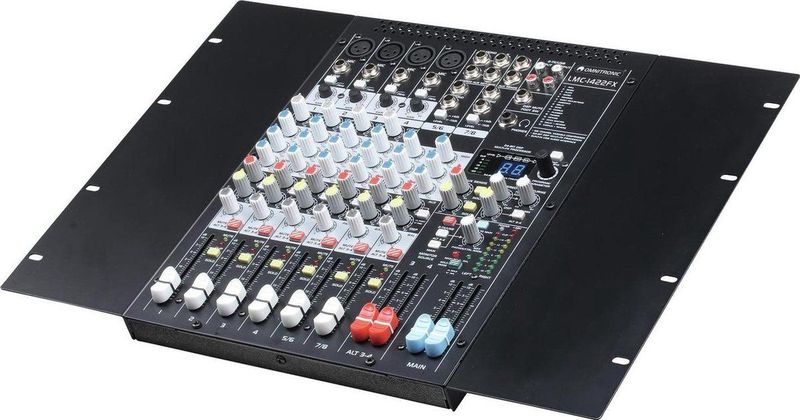 Omnitronic - LMC1422FX - Mengtafel - Zwart - USB Mixer