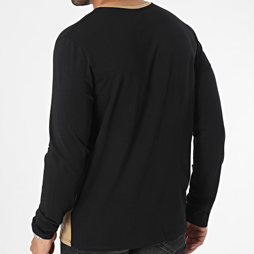 Tee Shirt Manches Longues Balance 50496105 Noir Camel