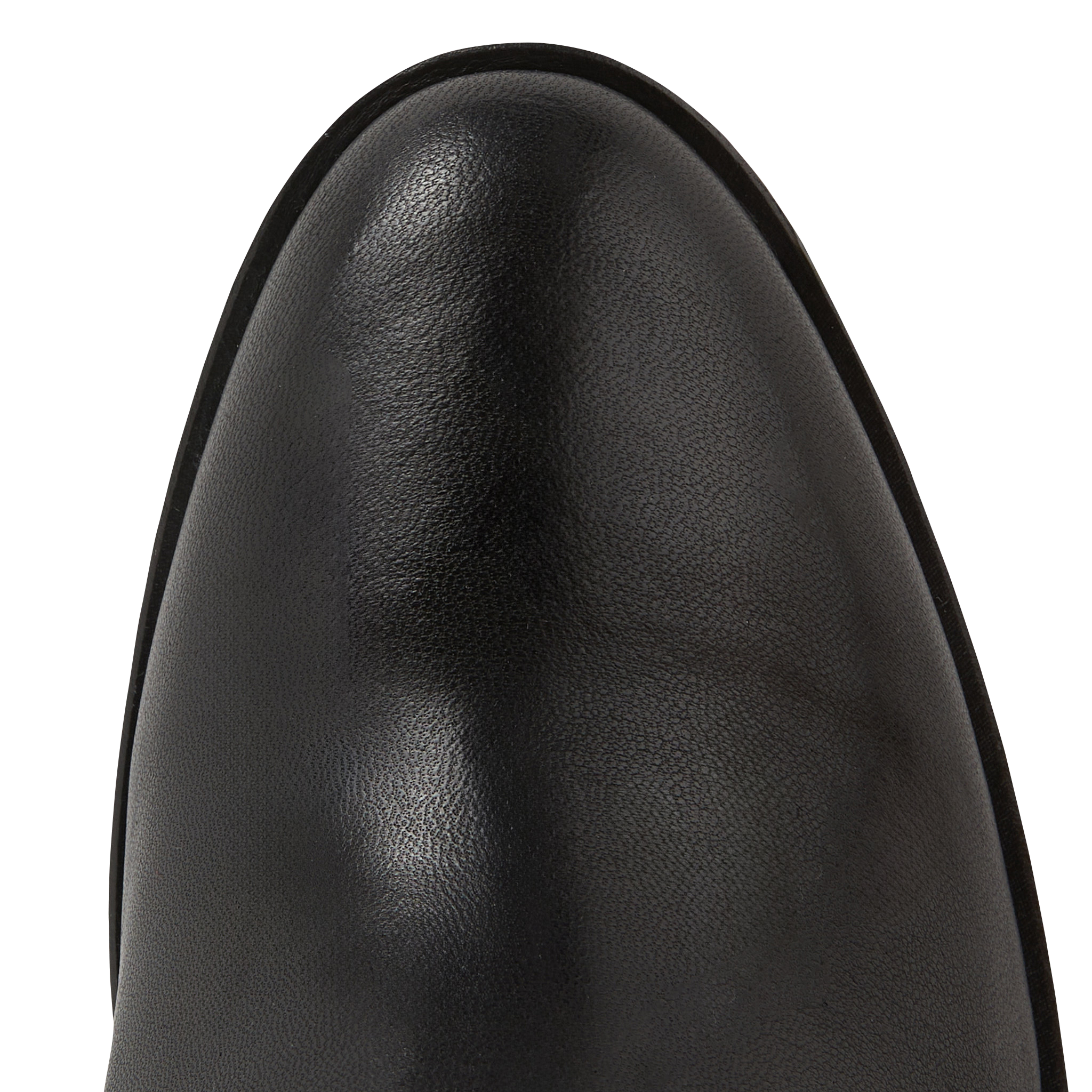 JINGA - Bottines à talons en cuir | Noir