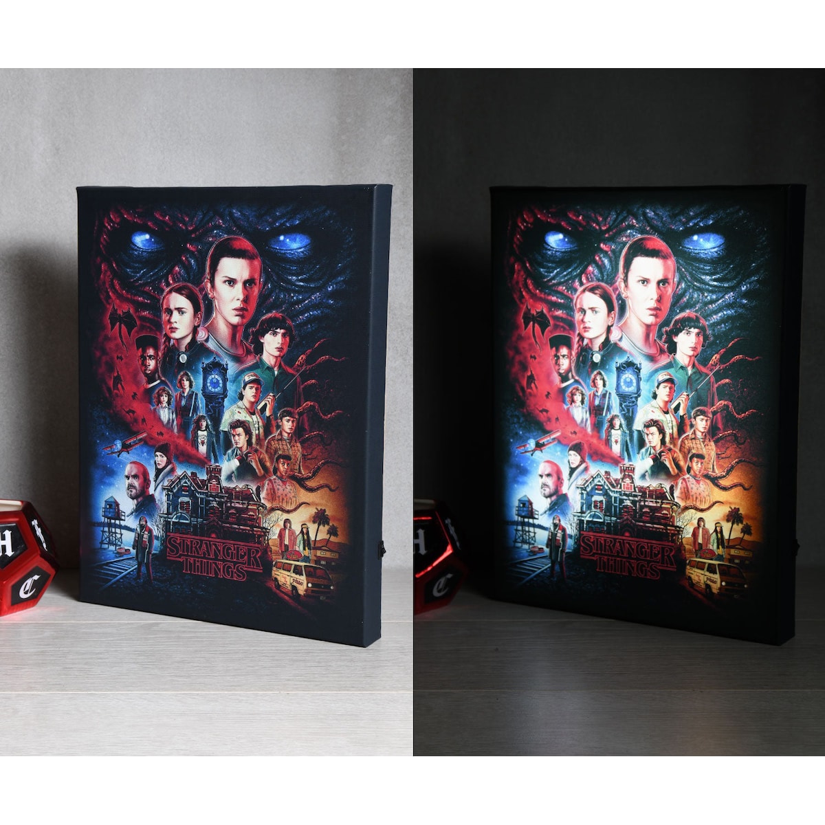 Stranger Things lysende plakat
