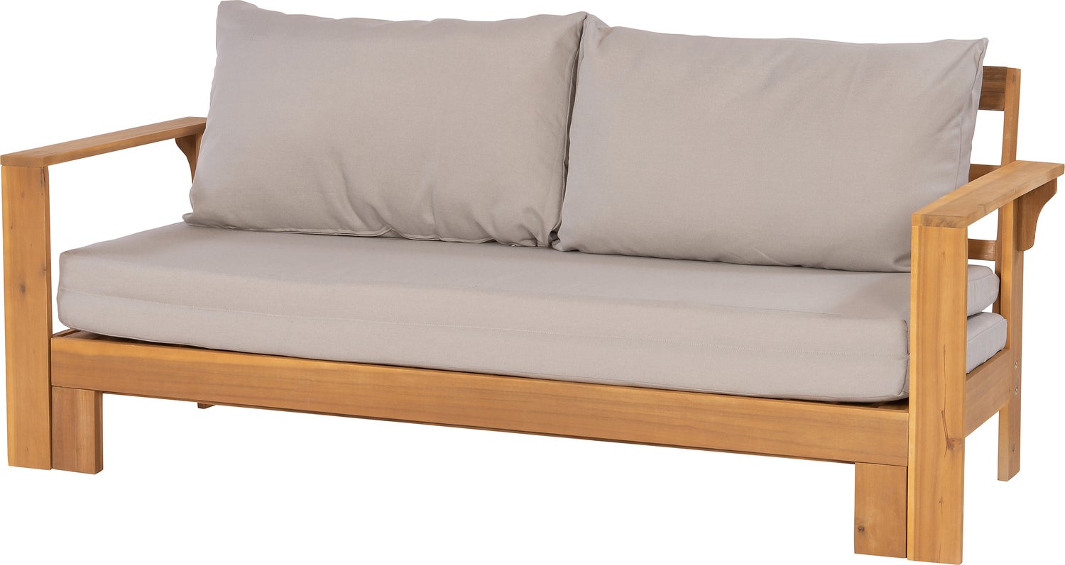 Intratuin 2-zits loungebank Lazy bruin
