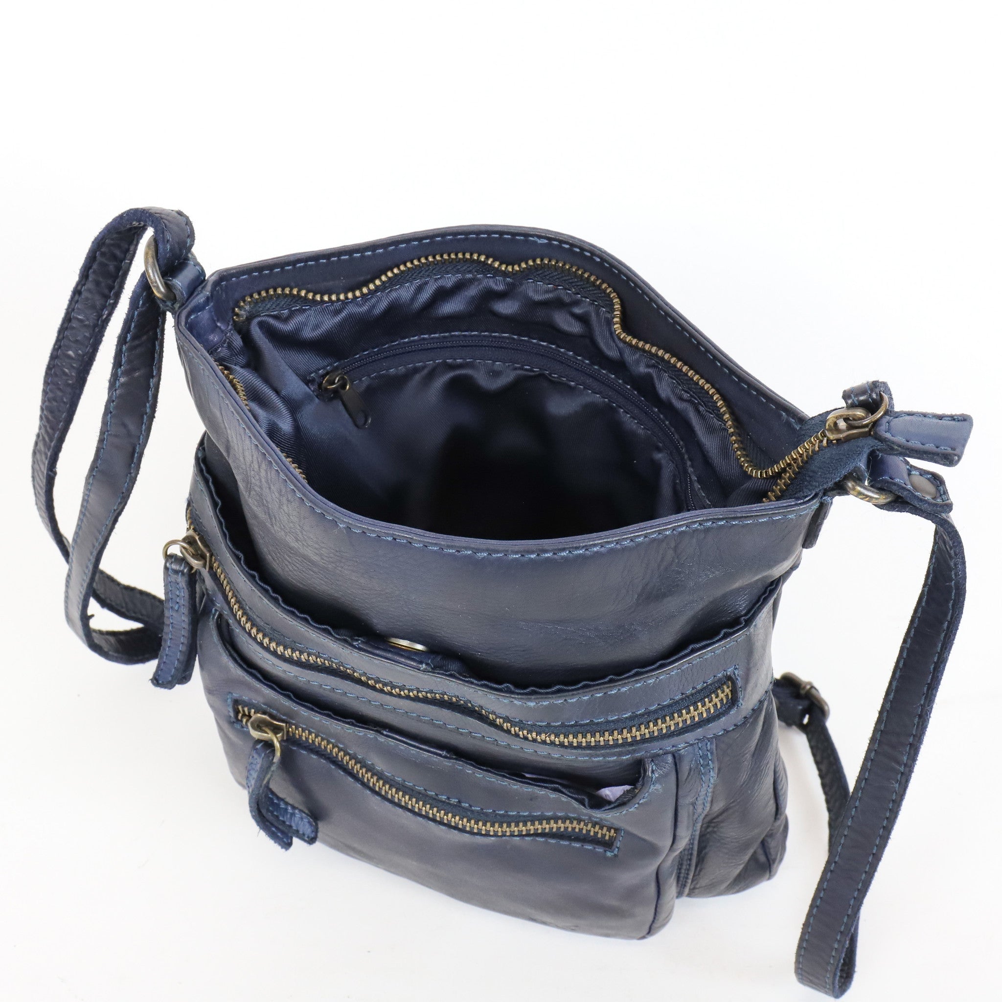 Schoudertasje 'Marion' donkerblauw Donkerblauw