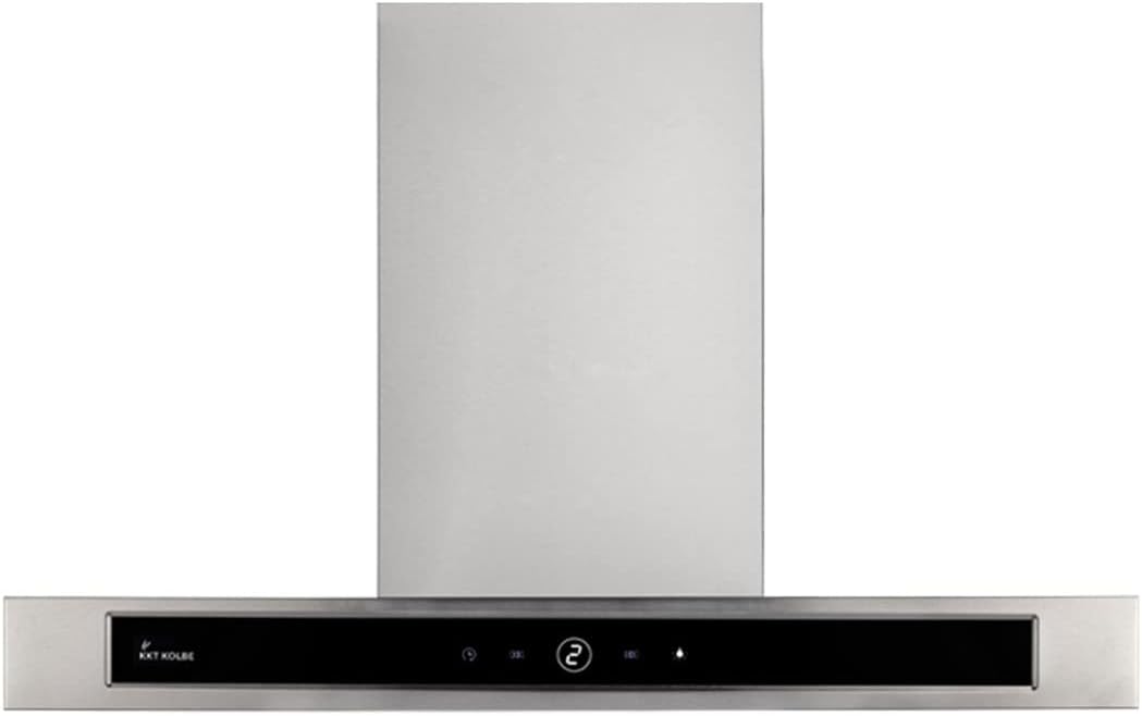 KKT KOLBE Dunstabzugshaube 60cm | Umluft Abluft | Wandhauben | Edelstahl | Schwarz Glas | Nachlaufautomatik | SensorTouch Bedienung | LED-Beleuchtung | DELTA6014TC