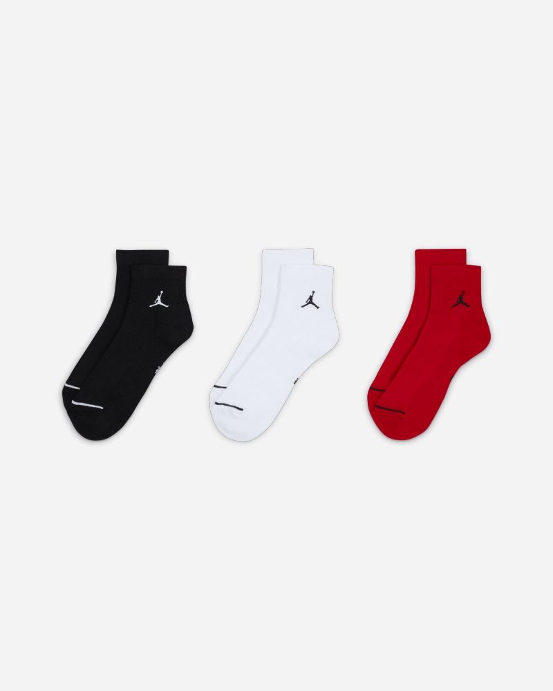 Lot de paires de chaussettes Nike Jordan Noir/Blanc/Rouge