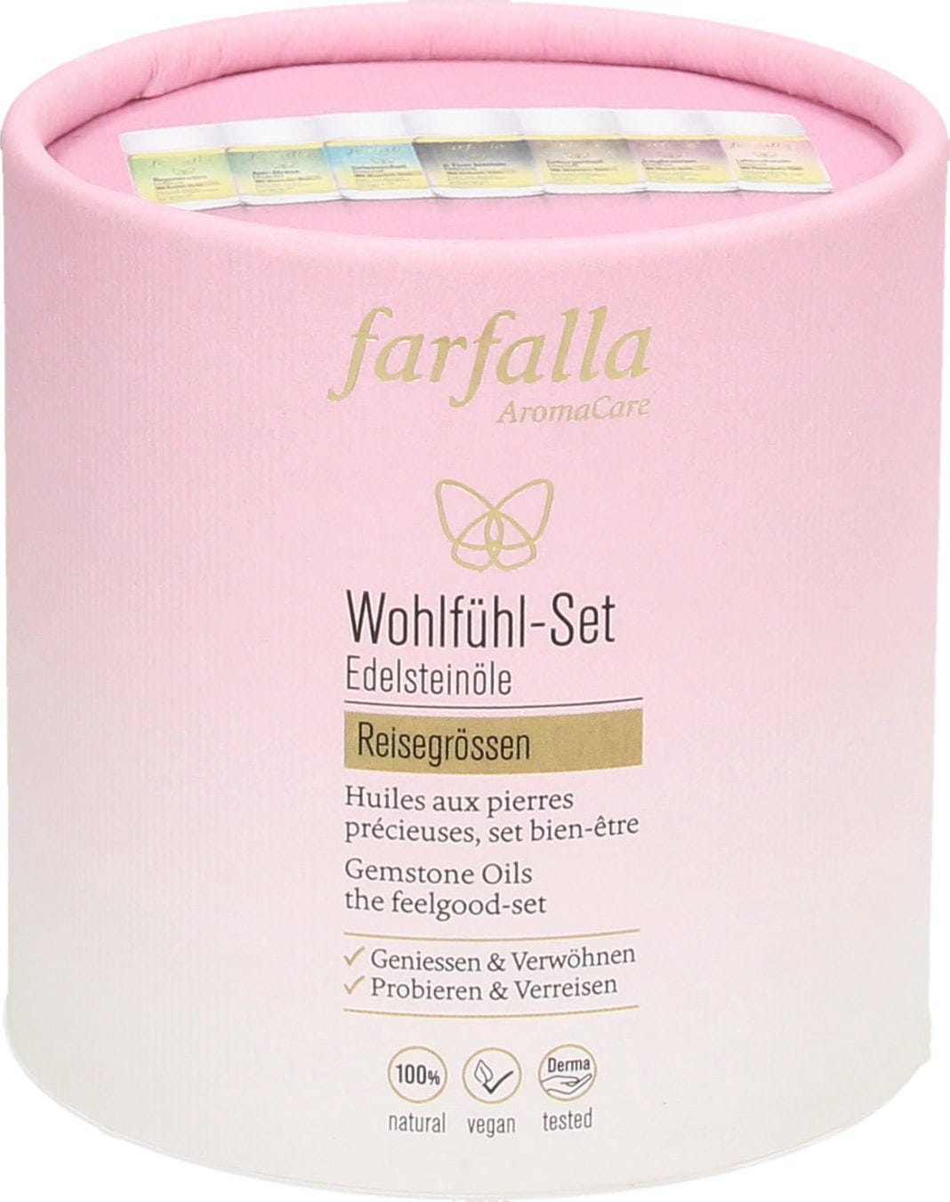 farfalla  Edelsteinöle Wohlfühl-Set