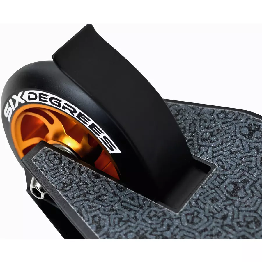 SIX DEGREES Stuntscooter 100 mm schwarz-kupferbraun