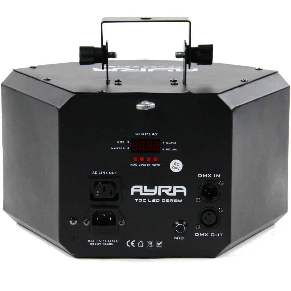 Ayra TDC LED Derby (2x) + controller + kabels + statief