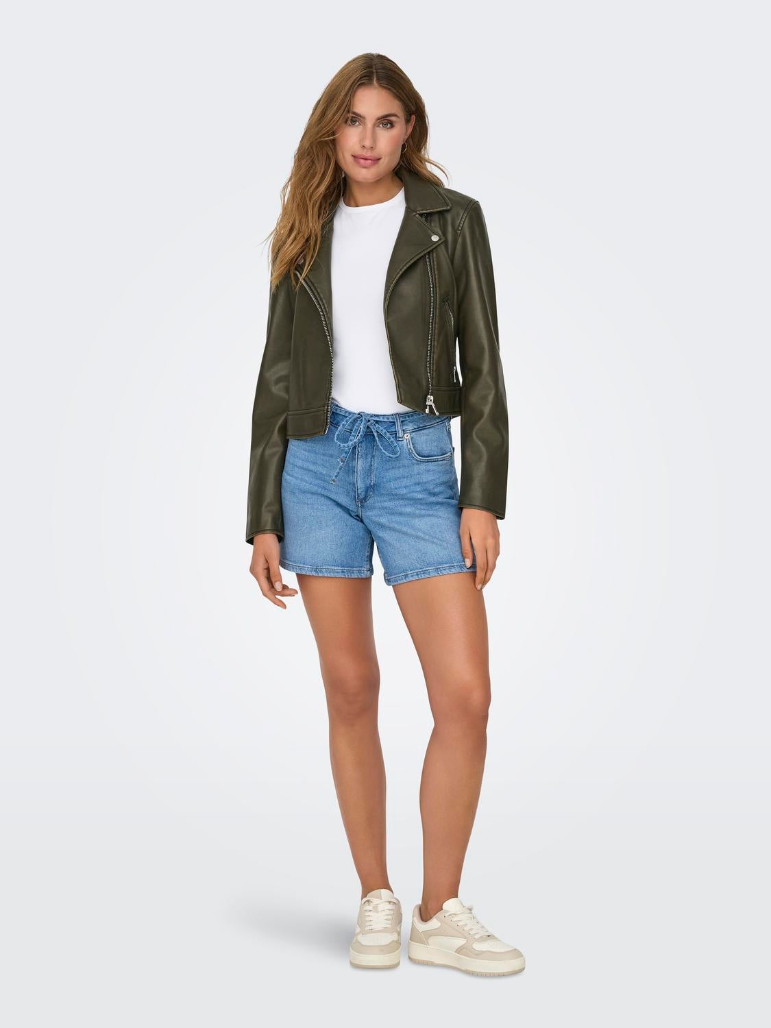 ONLRIA Kunstlederjacke Black
