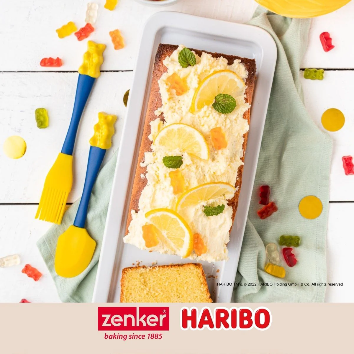 Pinceau de cuisine et pâtisserie 19,8 cm en poils silicone Haribo Zenk