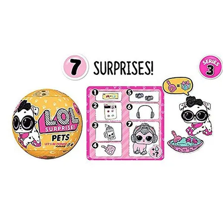 MGA Entertainment L.O.L. Surprise! Pets Series 3, sortiert