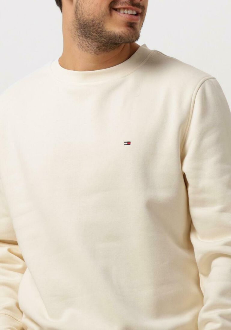 TOMMY HILFIGER gebroken wit tommy hilfiger sweater flag logo sweatshirt