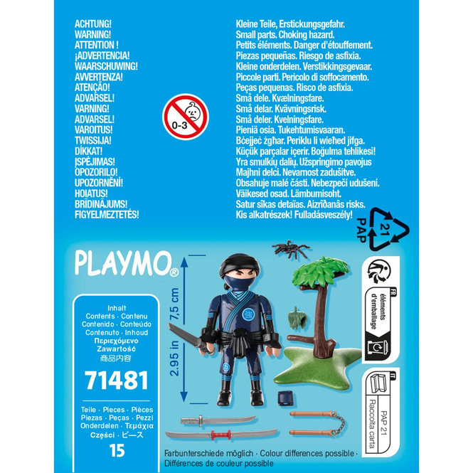 Playmobil® 71481 - Ninja mit Ausrüstung - Playmobil® Special Plus