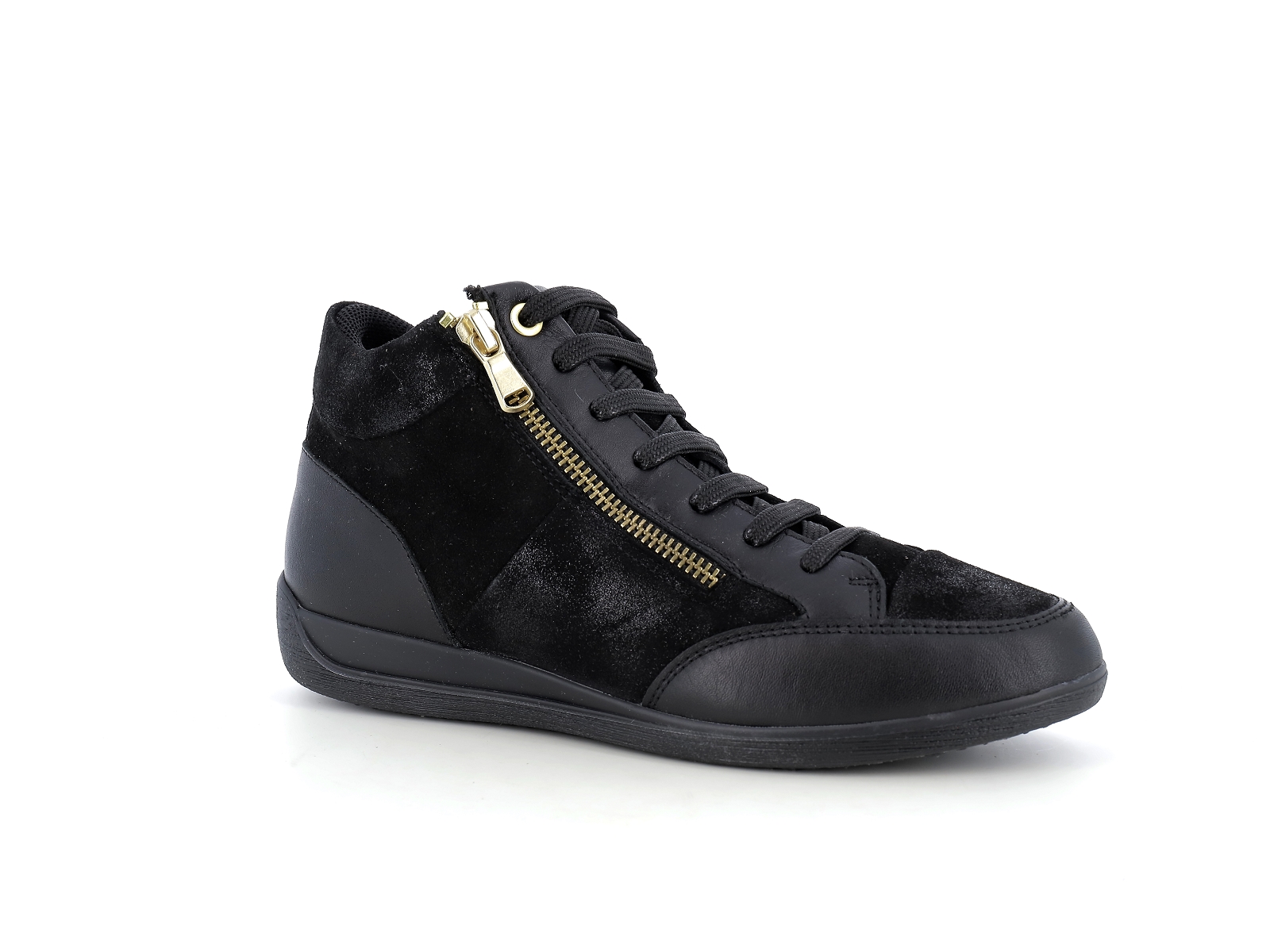 Geox-D MYRIA D3668B Cuir Noir