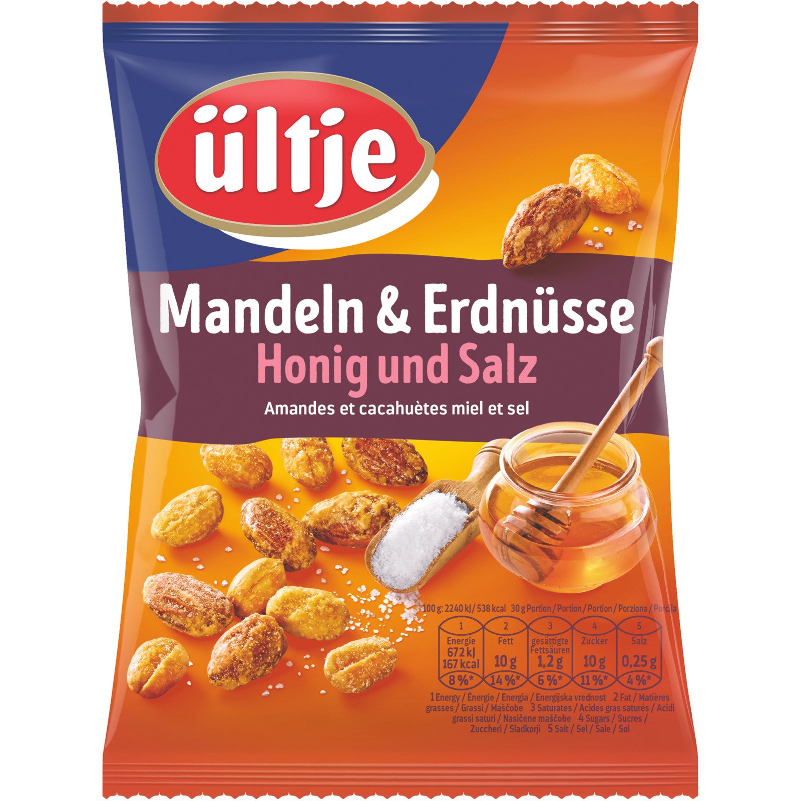 Ültje Mandeln & Erdnüsse Honig-Salz 200 g