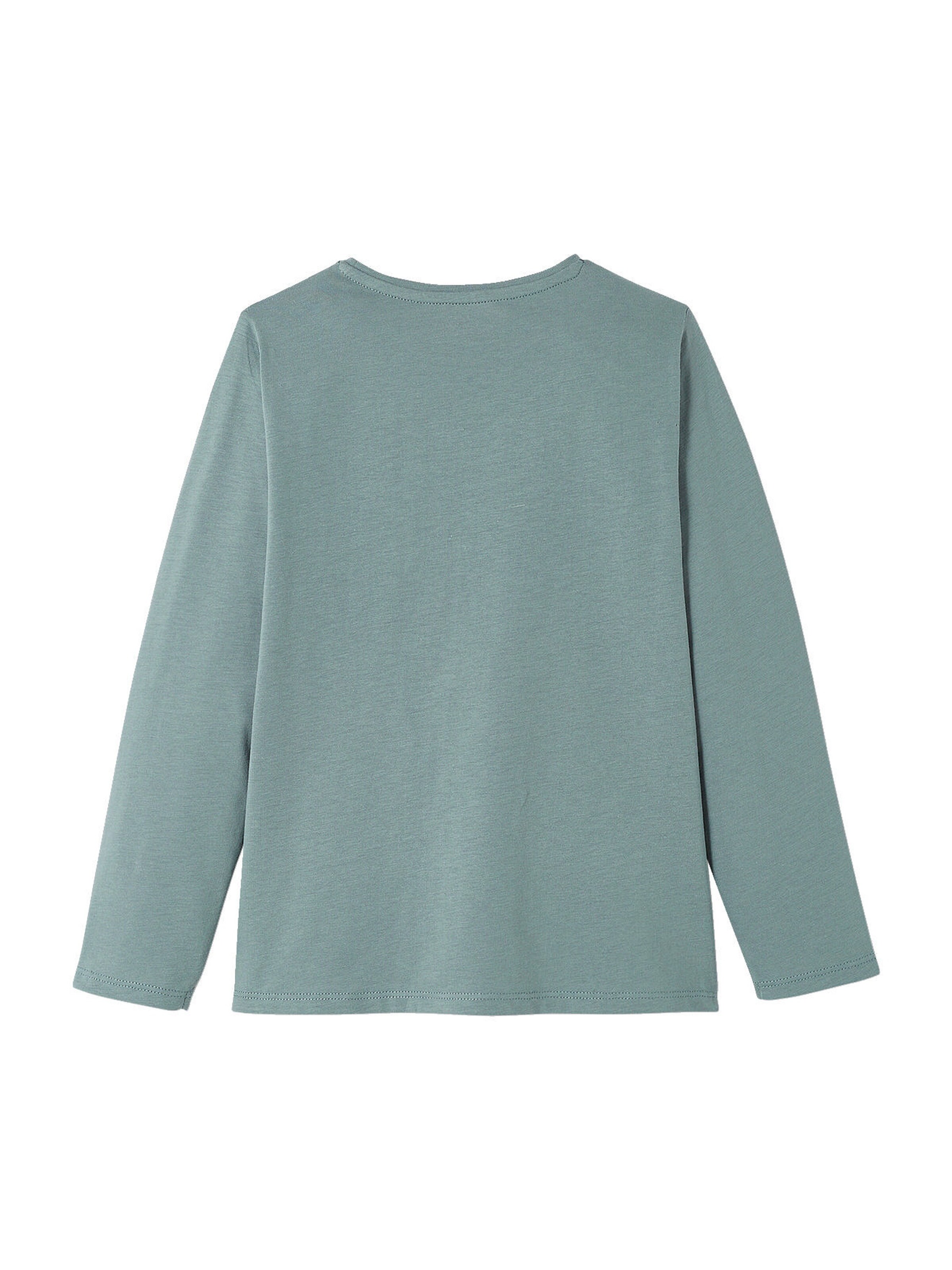 Vertbaudet Mädchen Shirt mit Paillettenmotiv grün