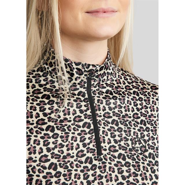 Trainingsshirt Montar MOLeonore All Over Print Middenroze