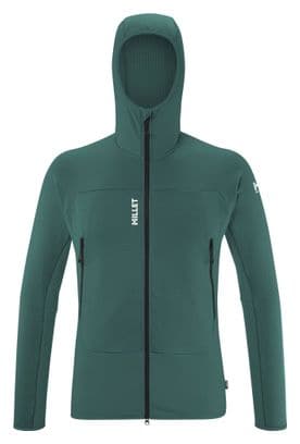 Polaire Millet Fusion Grid Hoodie Vert Homme