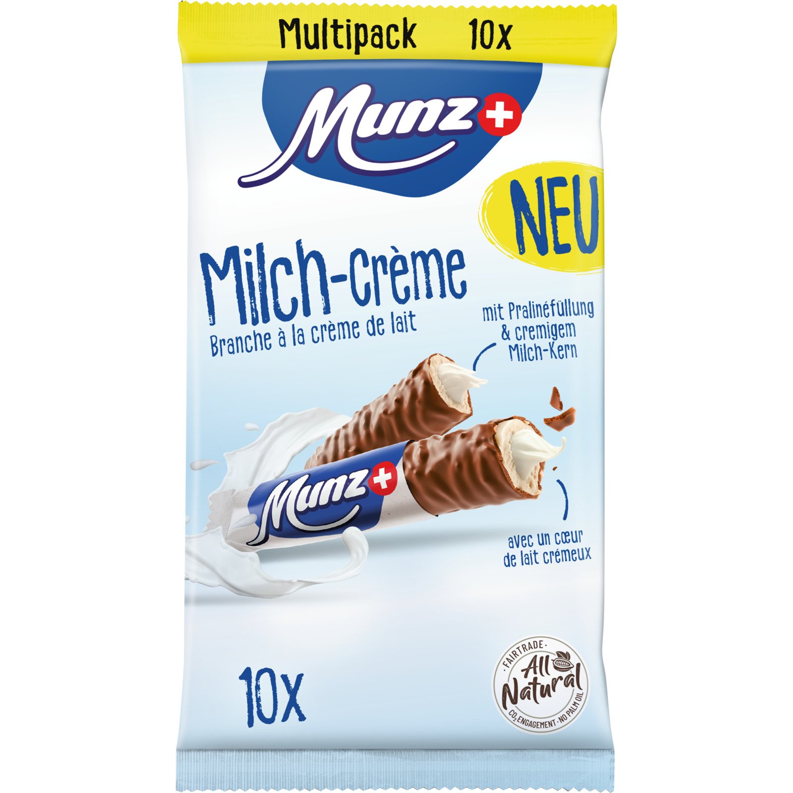 Munz Prügeli Milch Créme 10x23g