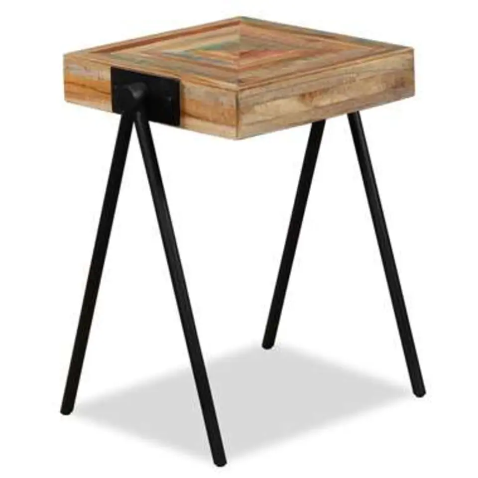 vidaXL - Bijzettafel - Multikleur - Hout