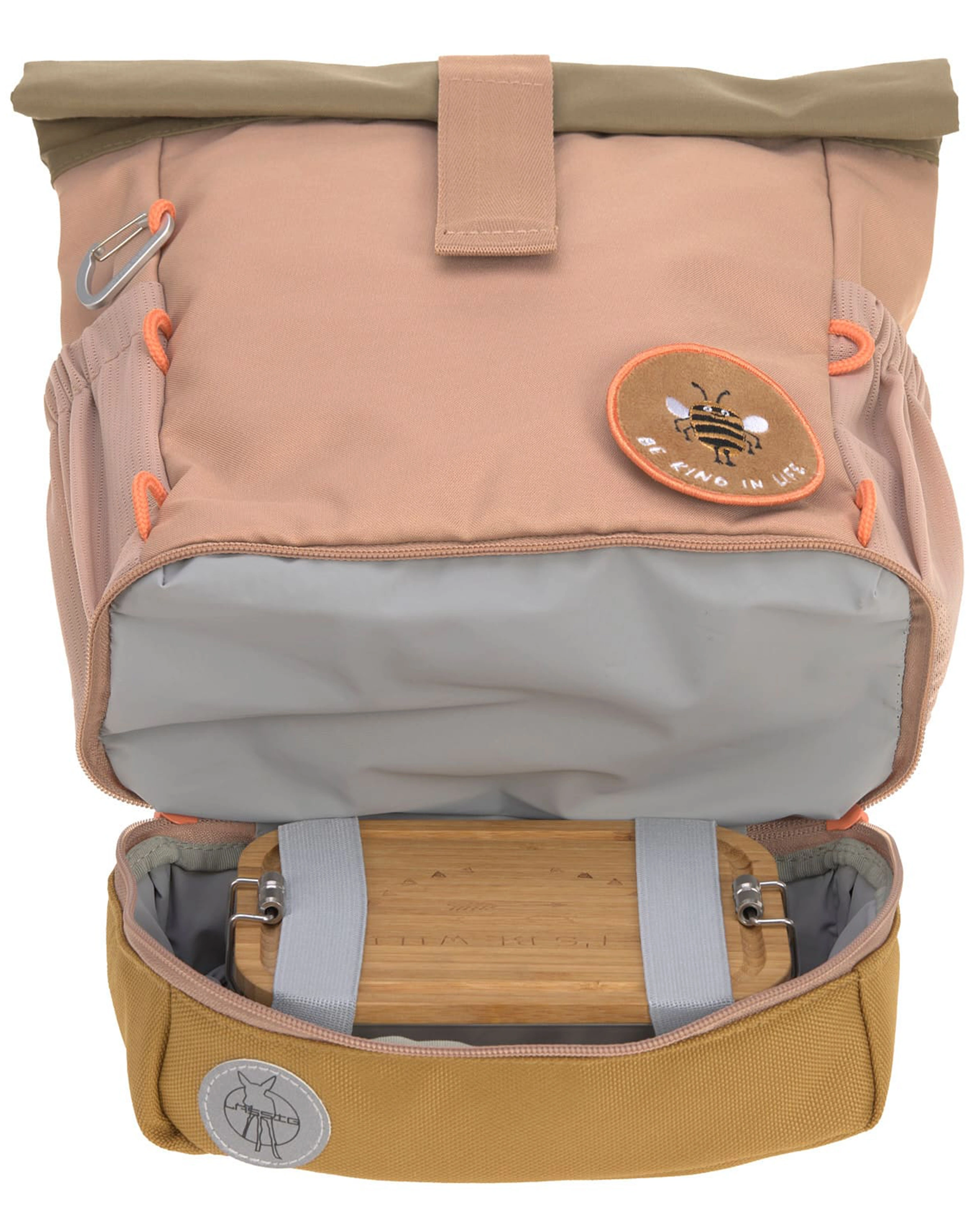 Rolltop-Rucksack NATURE (32,5x23x11) in hazelnut