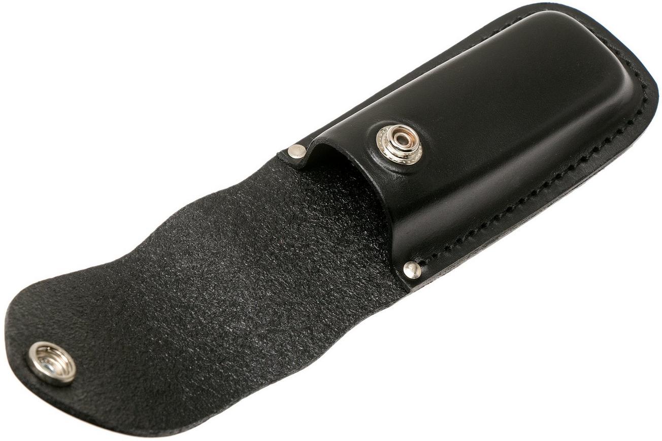 Case Leather Sheath Large 52235 Genuine Black Leather lederen foedraal